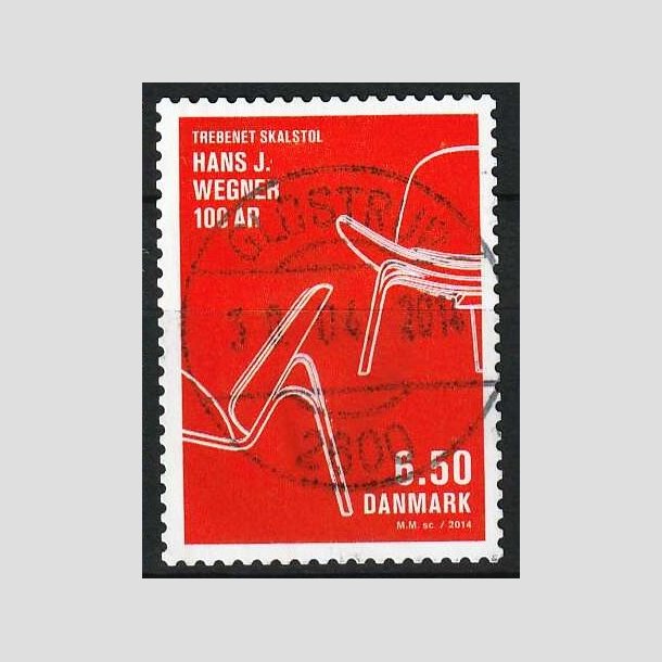 FRIM�RKER DANMARK | 2014 - AFA 1773 - Dansk design - 6,50 Kr. flerfarvet - Pragt Stemplet Glostrup