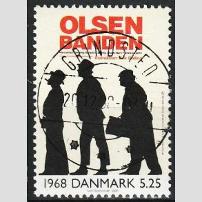 FRIM�RKER DANMARK | 2000 - AFA 1268 - 1900-tallet serie 4 - 5,25 Kr. - Lux Stemplet Grindsted