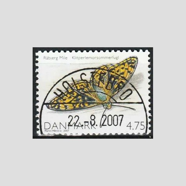 FRIM�RKER DANMARK | 2007 - AFA 1512 - Danmarks natur I - 4,75 Kr. flerfarvet - Pragt Stemplet