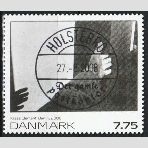 FRIM�RKER DANMARK | 2008 - AFA 1555 - Frim�rkekunst 11. - 7,75 Kr. flerfarvet - Lux Stemplet 