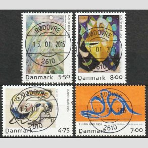 FRIM�RKER DANMARK | 2006 - AFA 1484-87 - Cobra-malere 9. - Komplet s�t - Lux Stemplet
