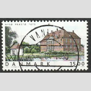 FRIM�RKER DANMARK | 2004 - AFA 1382 - Danske Boliger III. - 15,00 Kr. Nys� - Lux Stemplet Vanl�se