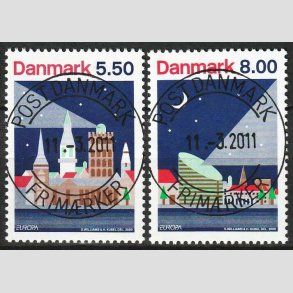 FRIM�RKER DANMARK | 2009 - AFA 1576+77 - Astronomi - S�t - Lux Stemplet 