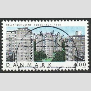 FRIM�RKER DANMARK | 2003 - AFA 1356 - Danske boliger II. - 4,00 Kr. Bellah�j - Pragt Stemplet