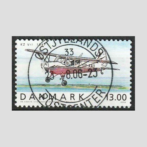 FRIM�RKER DANMARK | 2006 - AFA 1481 - Ellehammer - 13,00 Kr. flerfarvet - Pragt Stemplet 