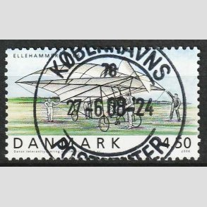 FRIM�RKER DANMARK | 2006 - AFA 1478 - Ellehammer - 4,50 Kr. flerfarvet - Pragt Stemplet 