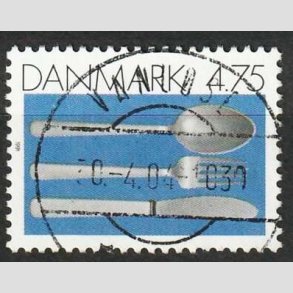 FRIM�RKER DANMARK | 1991 - AFA 997 - Dansk Brugskunst - 4,75 Kr. flerfarvet - Pragt Stemplet
