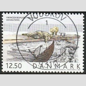 FRIM�RKER DANMARK | 2004 - AFA 1403 - Vikingeskibsmuseet - 12,50 Kr. - Pragt Stemplet Vodskov