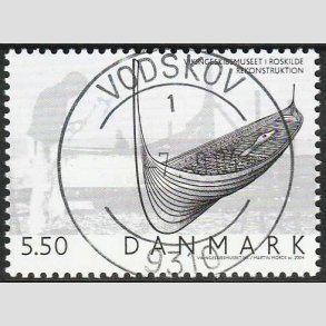 FRIM�RKER DANMARK | 2004 - AFA 1401 - Vikingeskibsmuseet - 5,50 Kr. Udstilling - Lux Stemplet