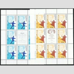 FRIM�RKER DANMARK | 2005 - AFA 1432+33 (SM�ARK NR. 22+23) - August Bournonville - Postfrisk