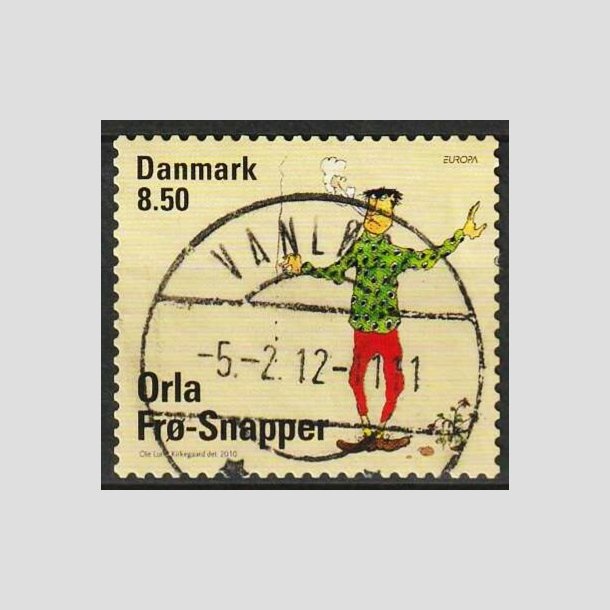 FRIM�RKER DANMARK | 2010 - AFA 1629E - B�rneb�ger - 8,50 Kr. Orla Fr�-Snapper - Lux Stemplet