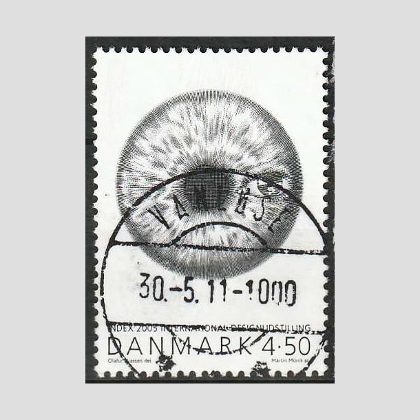FRIM�RKER DANMARK | 2005 - AFA 1443 - INDEX:2005 - 4,50 Kr. flerfarvet - Pragt Stemplet 