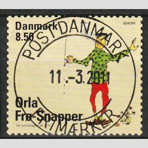 FRIM�RKER DANMARK | 2010 - AFA 1629E - B�rneb�ger - 8,50 Kr. Orla Fr�-Snapper - Lux Stemplet