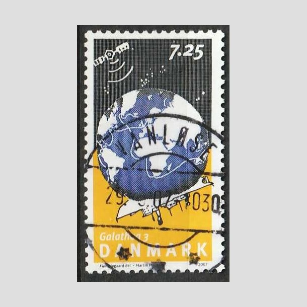 FRIM�RKER DANMARK | 2007 - AFA 1506 - Galathea 3. - 7,25 Kr. flerfarvet - Pragt Stemplet