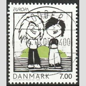 FRIM�RKER DANMARK | 2006 - AFA 1483 - Europam�rker b�rn/unge - 7,00 Kr. - Lux Stemplet Odder