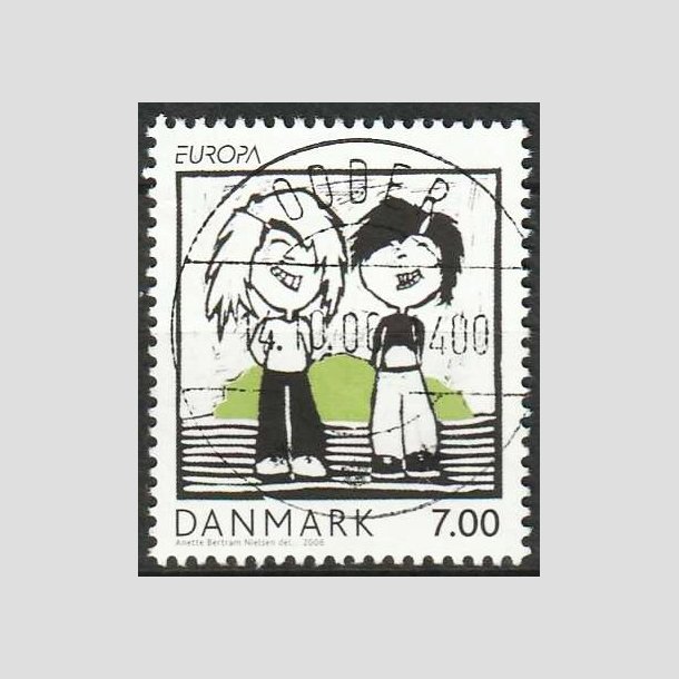 FRIM�RKER DANMARK | 2006 - AFA 1483 - Europam�rker b�rn/unge - 7,00 Kr. - Lux Stemplet Odder