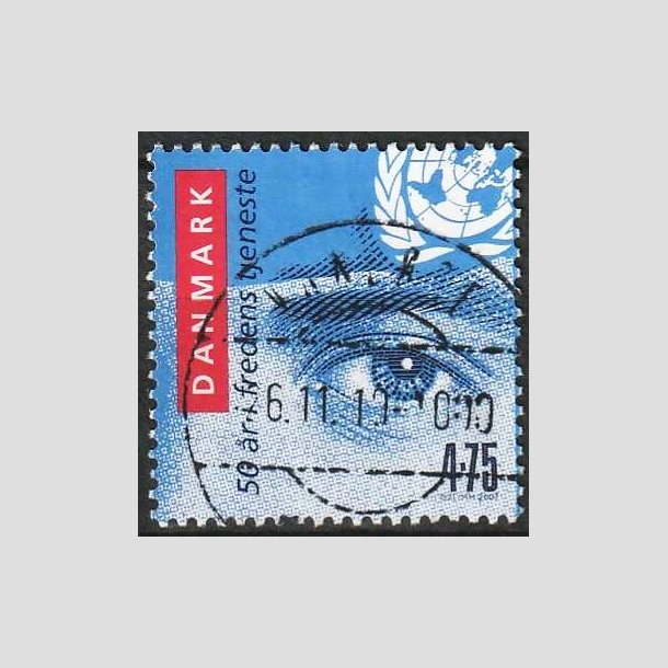 FRIM�RKER DANMARK | 2007 - AFA 1500 - Danske FN soldater i 50 �r. - 4,75 Kr. - Lux Stemplet