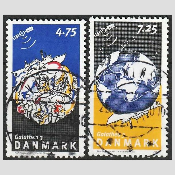 FRIM�RKER DANMARK | 2007 - AFA 1505,1506 - Galathea 3. - 4,75 + 7,25 Kr. i s�t - Pragt Stemplet