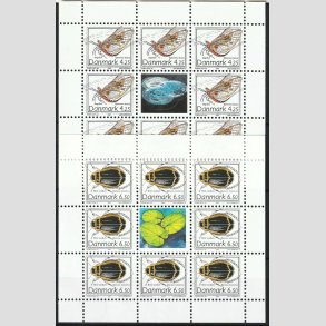 FRIM�RKER DANMARK | 2003 - AFA 1352+53 (SM�ARK NR. 13+14) - Sj�ldne insekter - Postfrisk