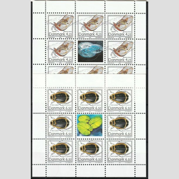 FRIM�RKER DANMARK | 2003 - AFA 1352+53 (SM�ARK NR. 13+14) - Sj�ldne insekter - Postfrisk