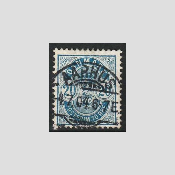 FRIM�RKER DANMARK | 1895 - AFA 36C - 20 �re bl� - Lux Stemplet