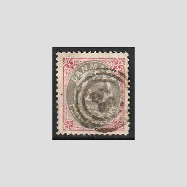 FRIM�RKER DANMARK | 1875 - AFA 28 - 20 �re r�d/gr� - Stemplet