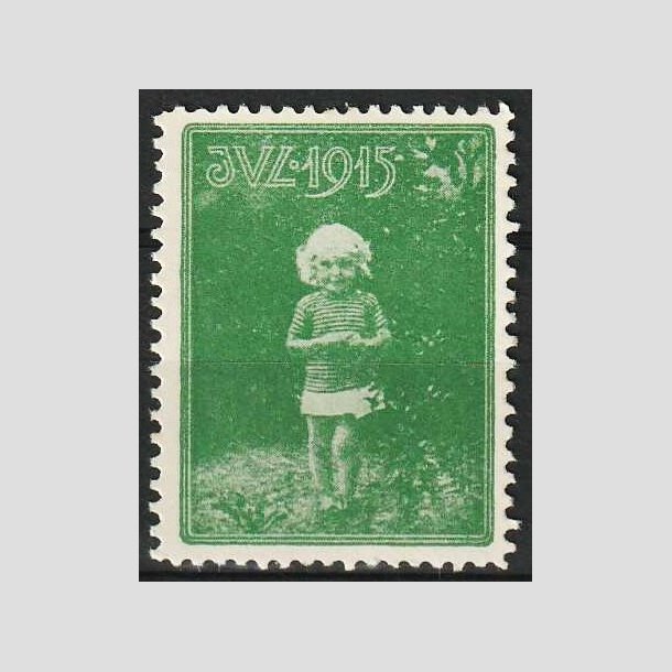 JULEM�RKER DANMARK | 1915 - Lille pige - Postfrisk