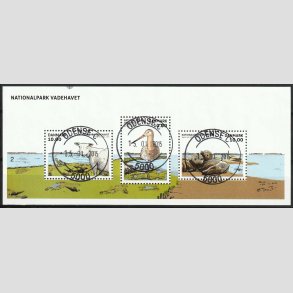 FRIM�RKER DANMARK | 2015 - AFA 1807-10A - Nationalpark Vadehavet - Miniark - Lux Stemplet Odense