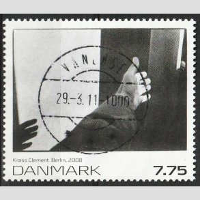 FRIM�RKER DANMARK | 2008 - AFA 1555 - Frim�rkekunst 11. - 7,75 Kr. flerfarvet - Pragt Stemplet 