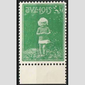 JULEM�RKER DANMARK | 1915 - Lille pige - Postfrisk