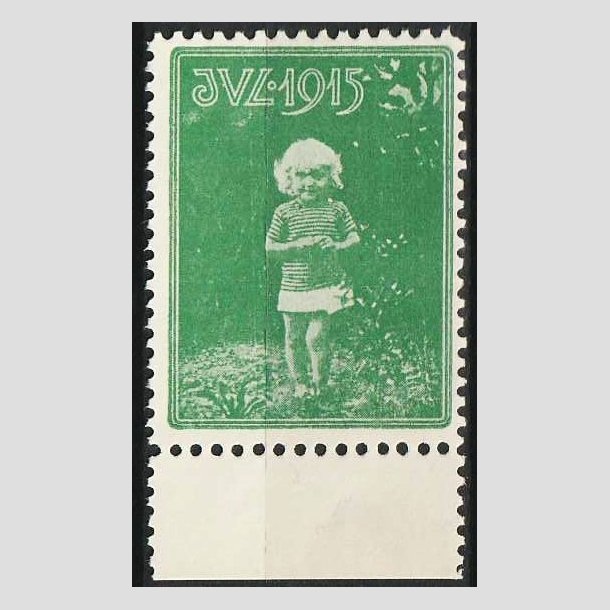 JULEM�RKER DANMARK | 1915 - Lille pige - Postfrisk