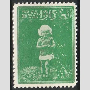 JULEM�RKER DANMARK | 1915 - Lille pige - Postfrisk