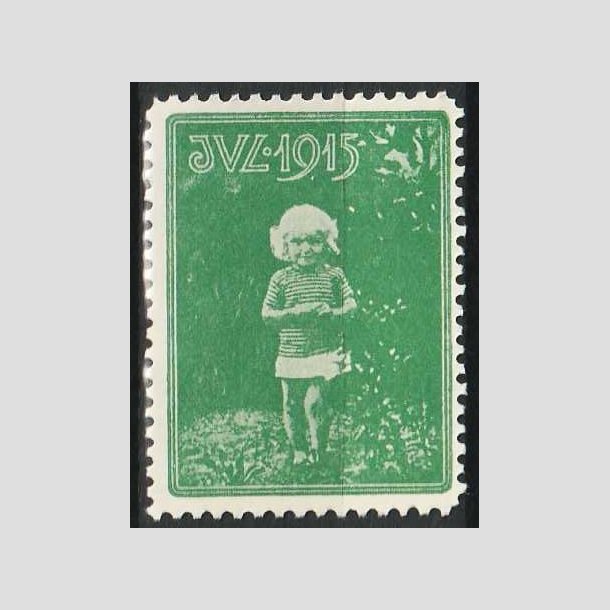 JULEM�RKER DANMARK | 1915 - Lille pige - Postfrisk