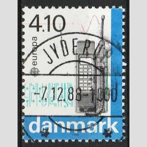 FRIM�RKER DANMARK | 1988 - AFA 912 - Europam�rker - 4,10 Kr. flerfarvet - Pragt Stemplet Jyderup