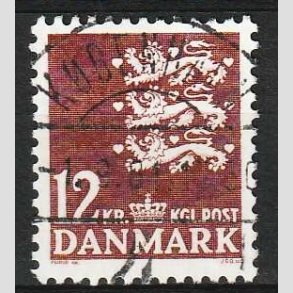 FRIM�RKER DANMARK | 1981 - AFA 724 - Rigsv�ben 12 Kr. r�dbrun - Lux Stemplet