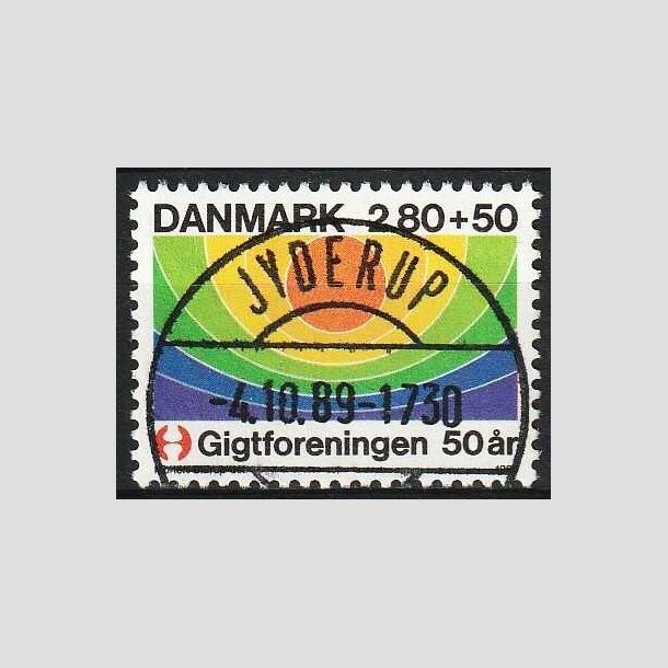 FRIM�RKER DANMARK | 1986 - AFA 855 - Gigtforeningen 50 �r - 2,80 Kr. + 50 �re flerfarvet - Lux Stemplet