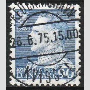 FRIM�RKER DANMARK | 1967 - AFA 463F - Fr. IX 90 �re bl� - Lux Stemplet