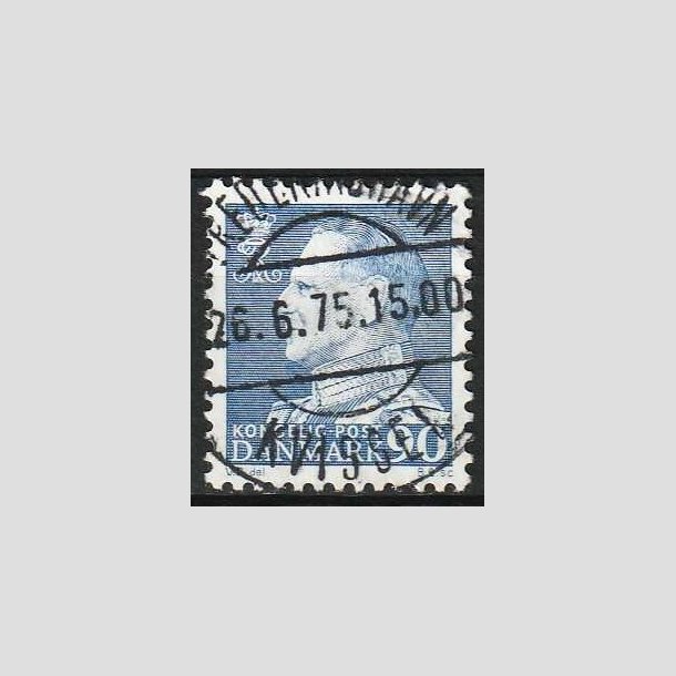 FRIM�RKER DANMARK | 1967 - AFA 463F - Fr. IX 90 �re bl� - Lux Stemplet