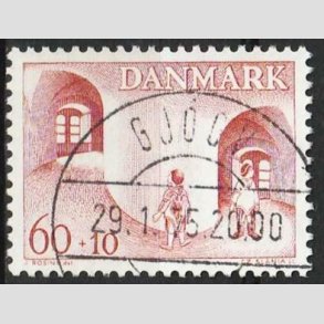 FRIM�RKER DANMARK | 1968 - AFA 472 - B�rnesagen Gr�nland - 60 + 10 �re - Pragt Stemplet F�r�erne
