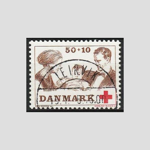 FRIM�RKER DANMARK | 1969 - AFA 491 - Dansk R�de Kors - 50 + 10 �re - Lux Stemplet F�r�erne