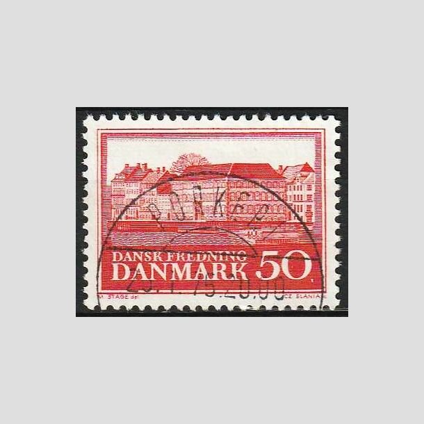 FRIM�RKER DANMARK | 1966 - AFA 445 - Fredningsserie Assistenshuset - 50 �re - Pragt Stemplet F�r�erne