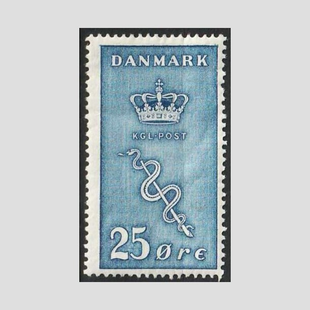 FRIM�RKER DANMARK | 1929 - AFA 180 - 25+5 �re bl� Kr�ftfrim�rke - Ubrugt