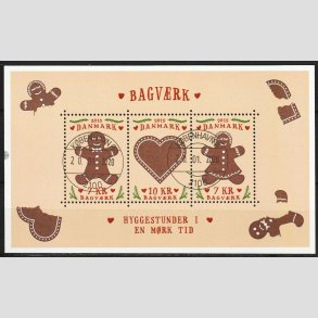 FRIM�RKER DANMARK | 2015 - AFA 1838A - Bagv�rk - Miniark - Lux Stemplet 