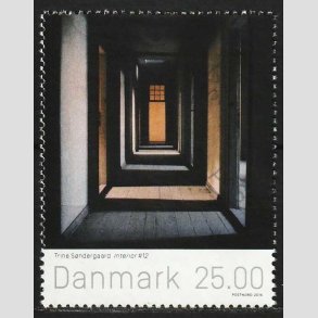 FRIM�RKER DANMARK | 2016 - AFA 1867A - Frim�rkekunst - 25,00 Kr. Interior flerfarvet - Stemplet 