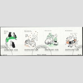 FRIM�RKER DANMARK | 2016 - AFA 1862-65 - B�rnesange - S�t i 4-stribe - Pragt Stemplet