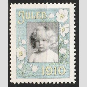 JULEM�RKER DANMARK | 1910 - Barnehoved - Postfrisk