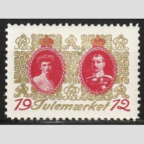 JULEM�RKER DANMARK | 1912 - Chr. X & Alexsandrine - Postfrisk