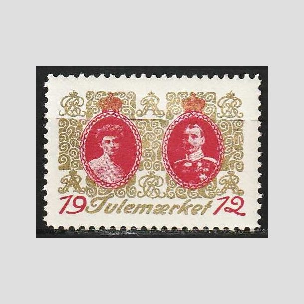 JULEM�RKER DANMARK | 1912 - Chr. X &amp; Alexsandrine - Postfrisk