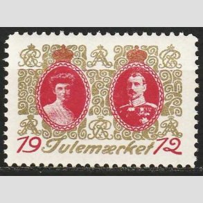 JULEM�RKER DANMARK | 1912 - Chr. X & Alexsandrine - Postfrisk