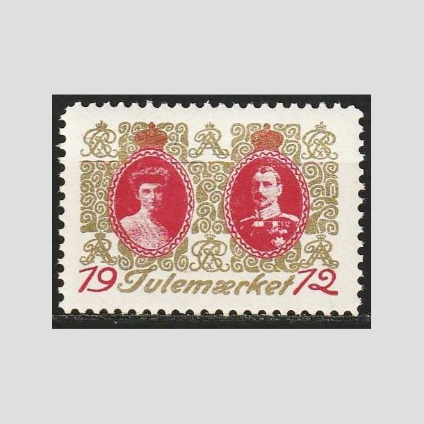 JULEM�RKER DANMARK | 1912 - Chr. X &amp; Alexsandrine - Postfrisk